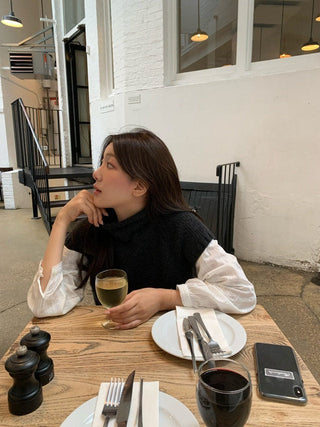 stand collar sweater