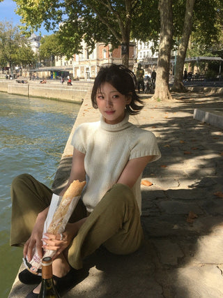 stand collar sweater