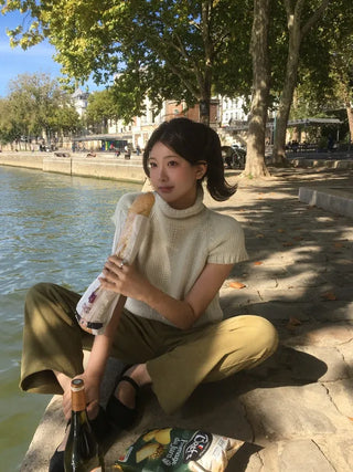 stand collar sweater