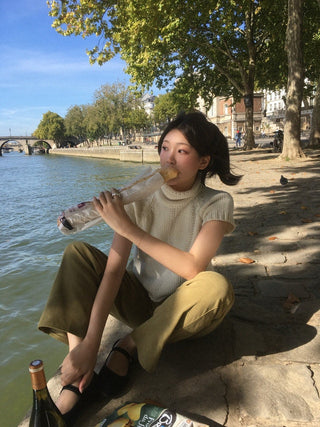 stand collar sweater