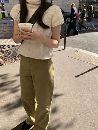 stand collar sweater