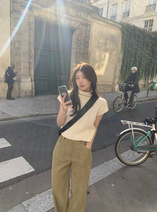 stand collar sweater