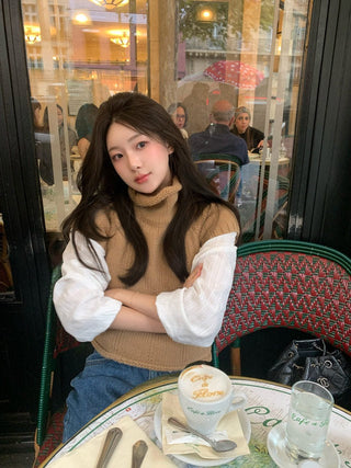 stand collar sweater