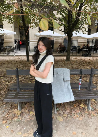 stand collar sweater