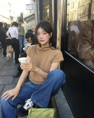 stand collar sweater