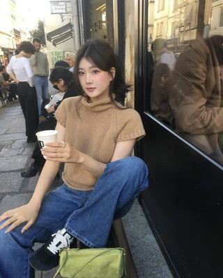 stand collar sweater