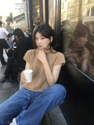 stand collar sweater