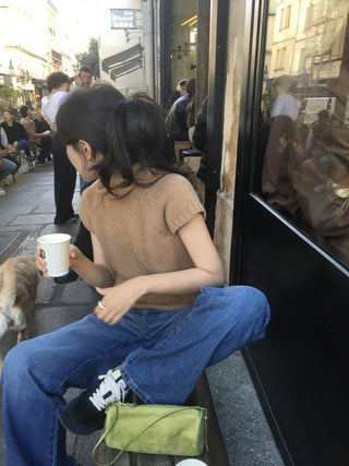 stand collar sweater