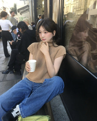 stand collar sweater