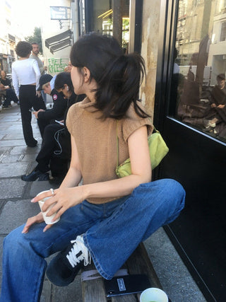 stand collar sweater