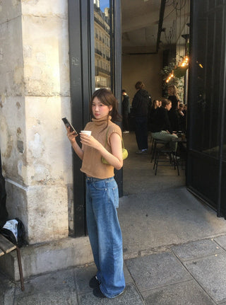 stand collar sweater