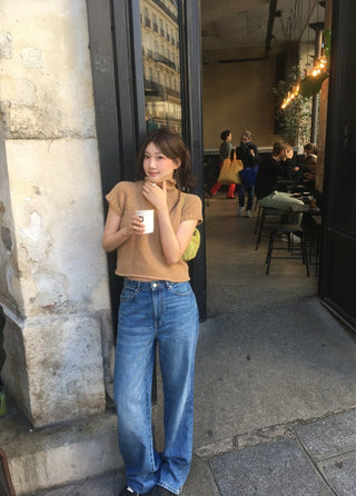 stand collar sweater