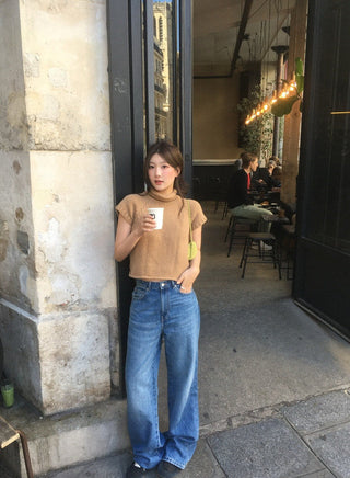 stand collar sweater