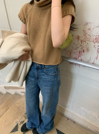 stand collar sweater