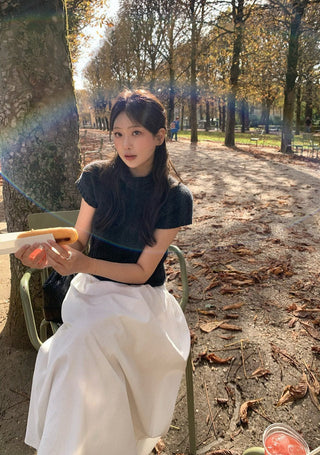 stand collar sweater