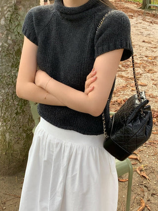 stand collar sweater