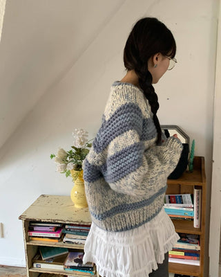 heavy knit sweater