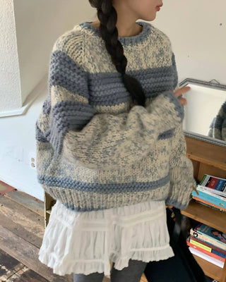 heavy knit sweater