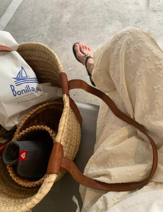 flower drawstring pants