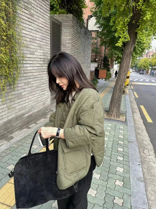 large pocket coat