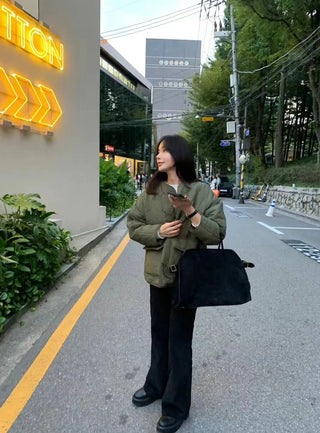 large pocket coat