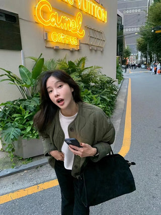 large pocket coat