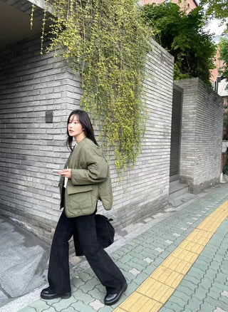 large pocket coat