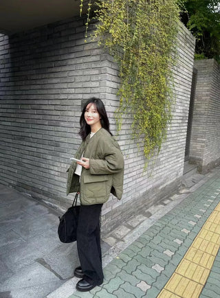large pocket coat