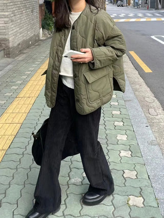 large pocket coat
