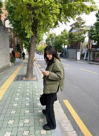 large pocket coat