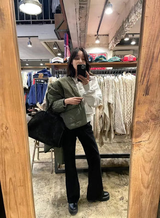 large pocket coat
