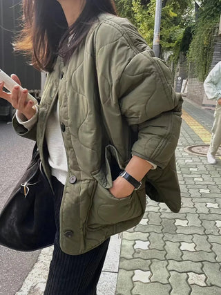 large pocket coat