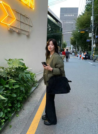 large pocket coat