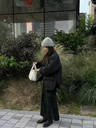 large pocket coat