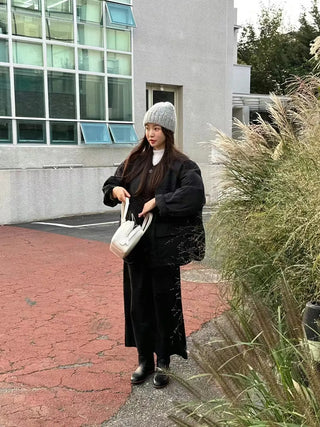 large pocket coat