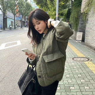 large pocket coat