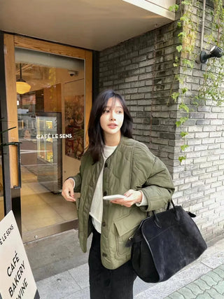large pocket coat