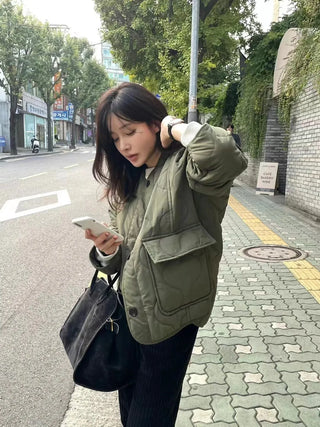 large pocket coat