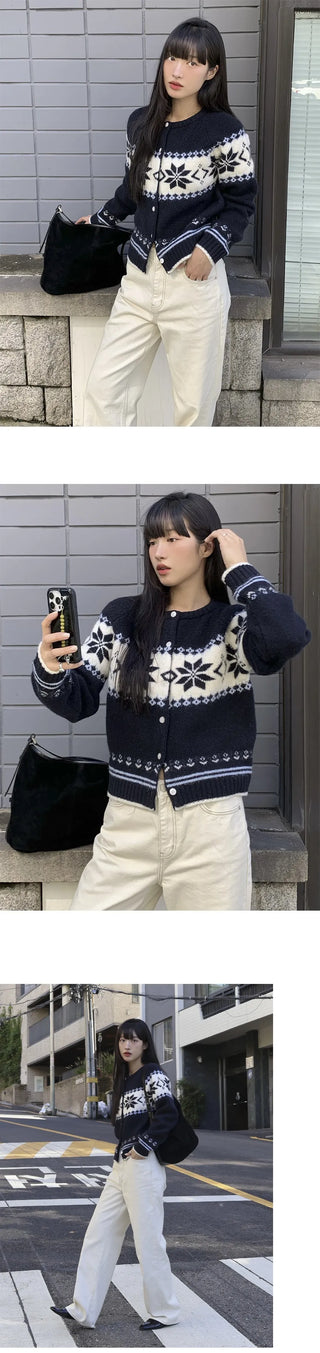 snowflake brocade coat