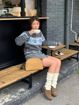 snowflake brocade coat