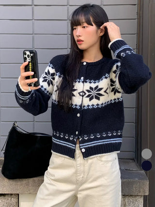 snowflake brocade coat