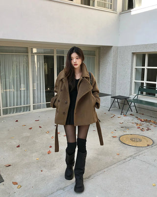 double breasted coat