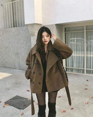 double breasted coat