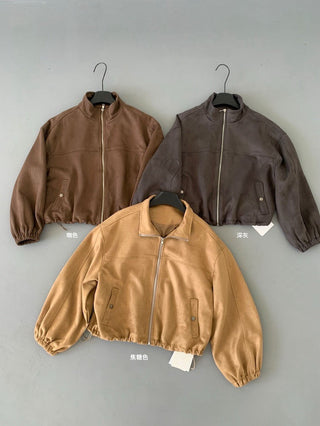 drawstring velvet jacket