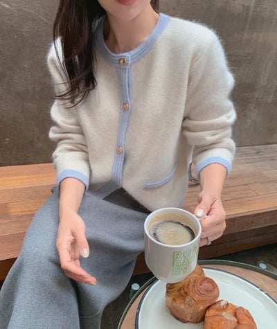 classic knit coat
