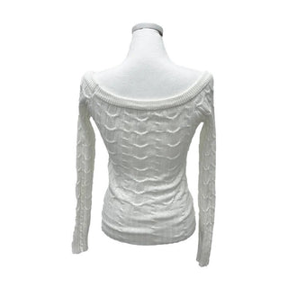 off-shoulder knit top