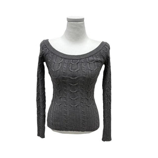 off-shoulder knit top