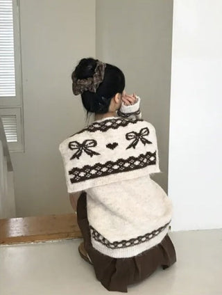 scarf two-piece set
