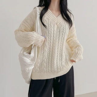 cable knit sweater