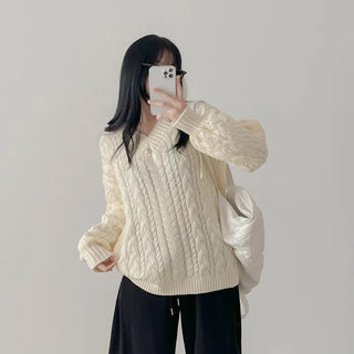 cable knit sweater